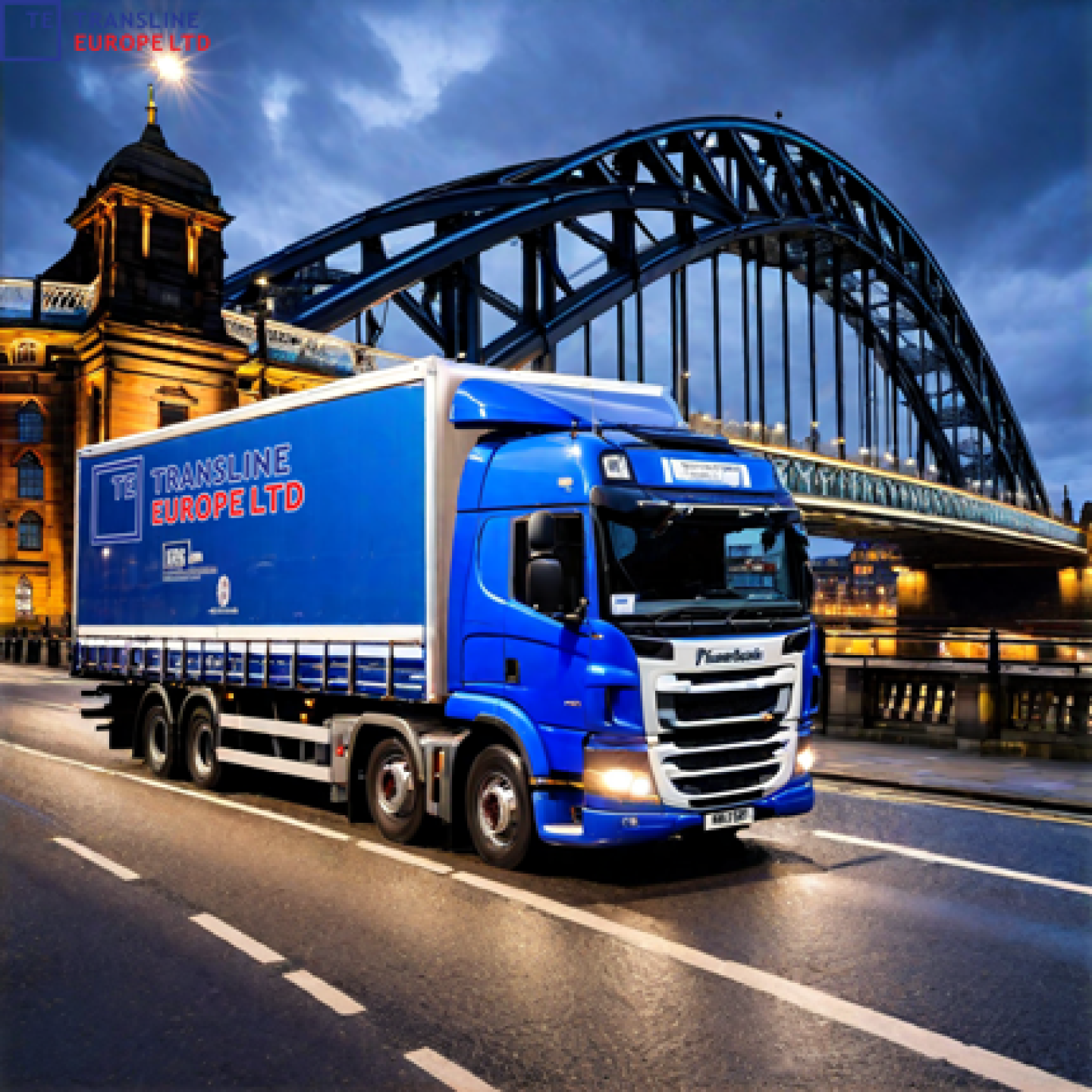 Transline Truck Tyne Bridge